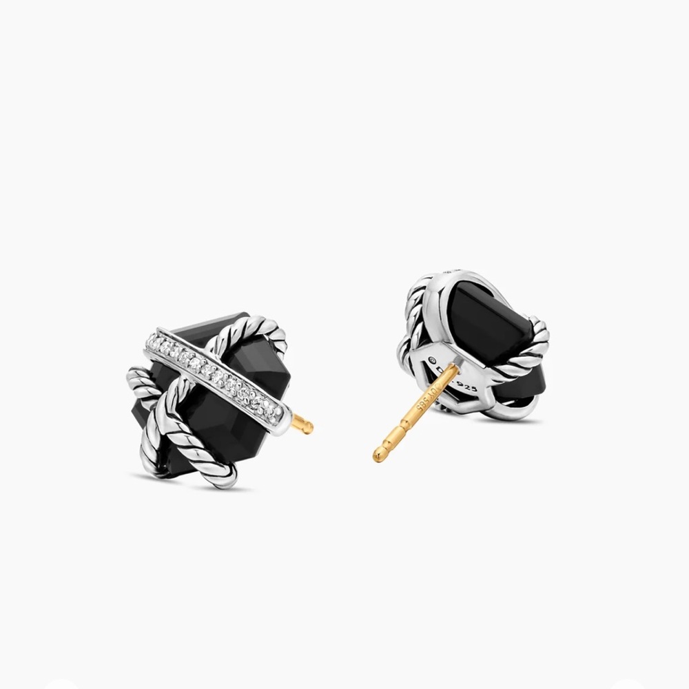 Genuine David Yurman Cable Wrap Stud Earrings